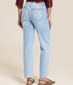 HIDDEN Ella Cropped Classic Straight Stretch Jean Solana Clearance