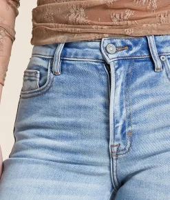 Jeans|Bottoms | HIDDEN Ella Cropped Straight Stretch Cuffed Jean Monterary