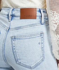 Jeans | HIDDEN Ella Cropped Straight Stretch Jean Light