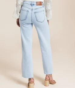 Jeans | HIDDEN Ella Cropped Straight Stretch Jean Light