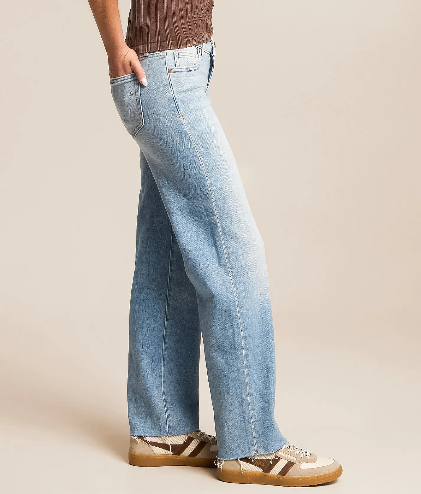 Bottoms | HIDDEN Ella Low Rise Classic Straight Stretch Jean Sunset Beach