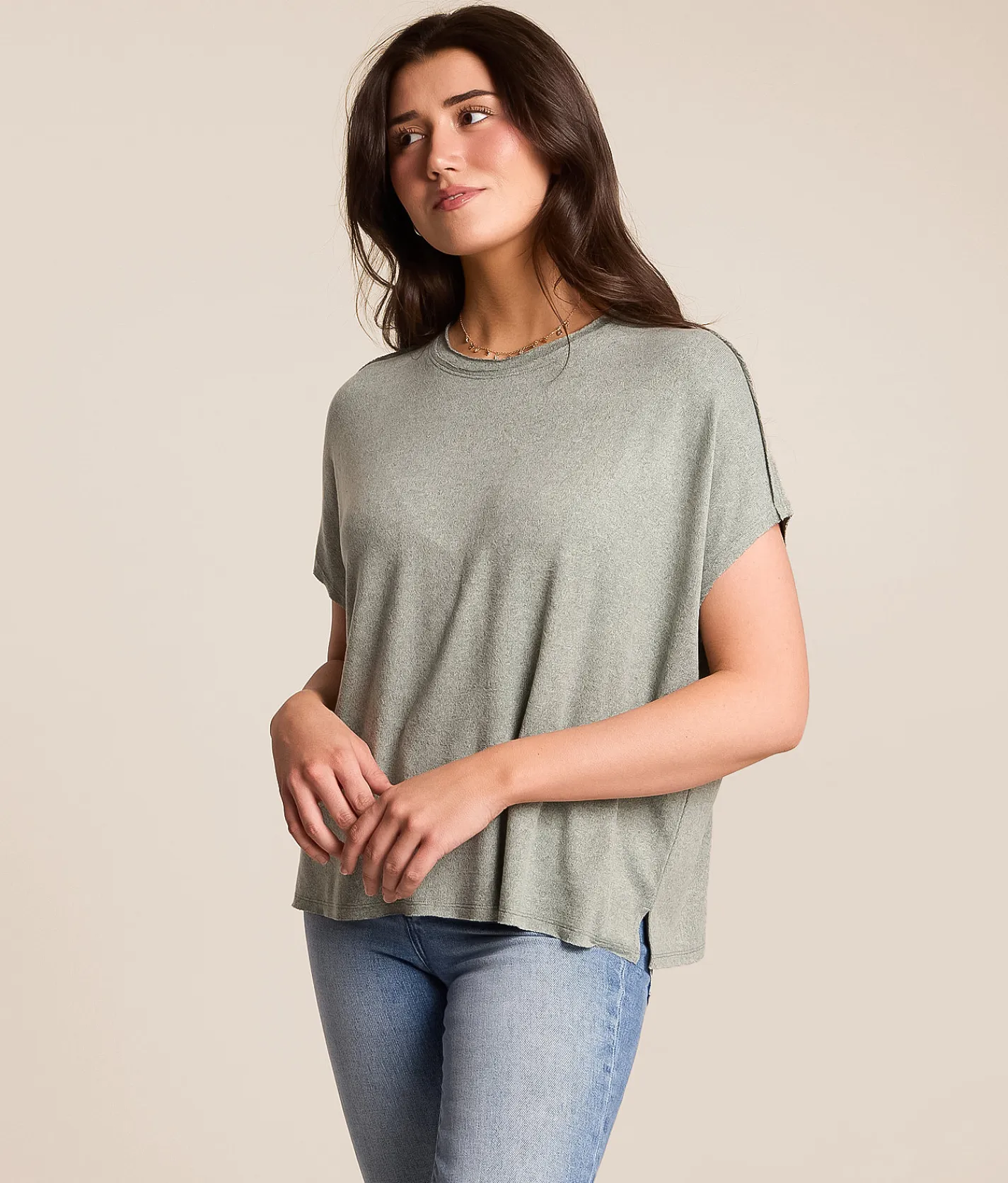 White Crow Ella Silky Top Laurel Wreath Best