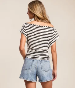 Free People Ellie Off The Shoulder Top Sicilian Combo Discount