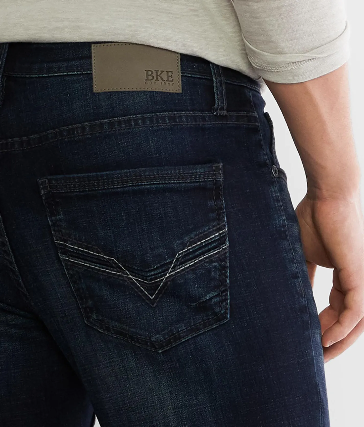 BKE Elliott Taper Stretch Jean Sterling New