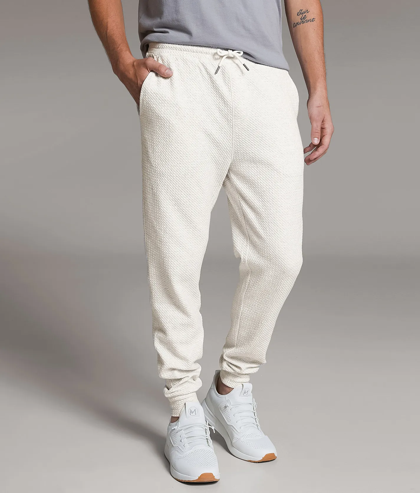 Bottoms | BKE Ellis Performance Jogger Oatmeal