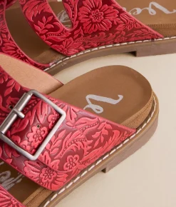 Very G Elma Western Sandal Red Clearance