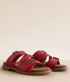 Very G Elma Western Sandal Red Clearance