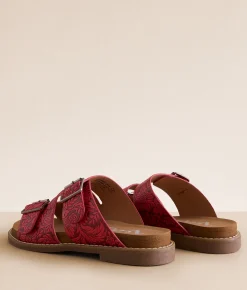Very G Elma Western Sandal Red Clearance