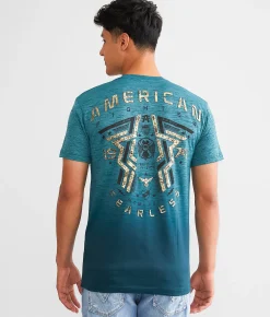 American Fighter Elmore T-Shirt Hydro Deep Teal Discount
