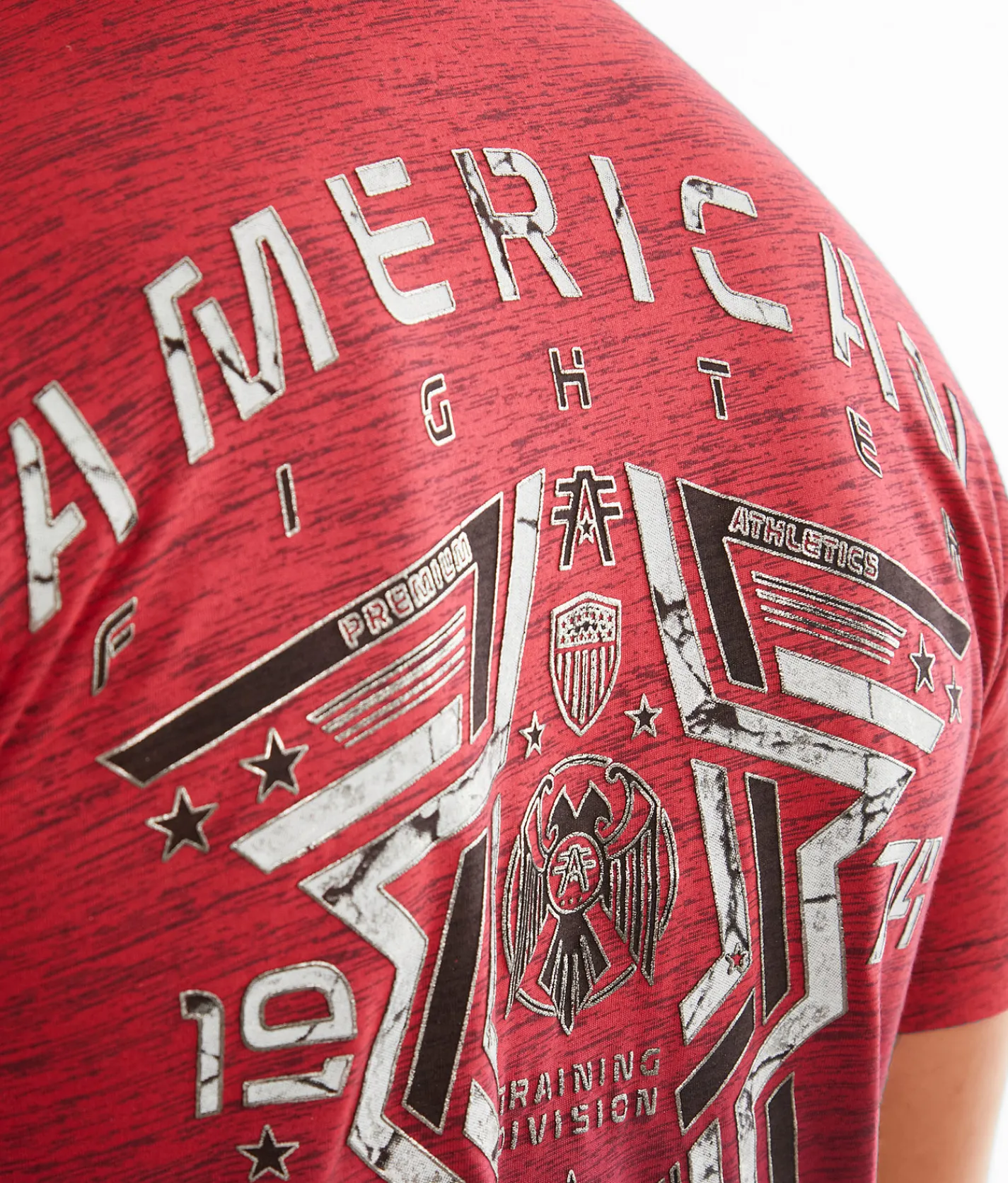 American Fighter Elmore T-Shirt Grenadine Warm Wine New