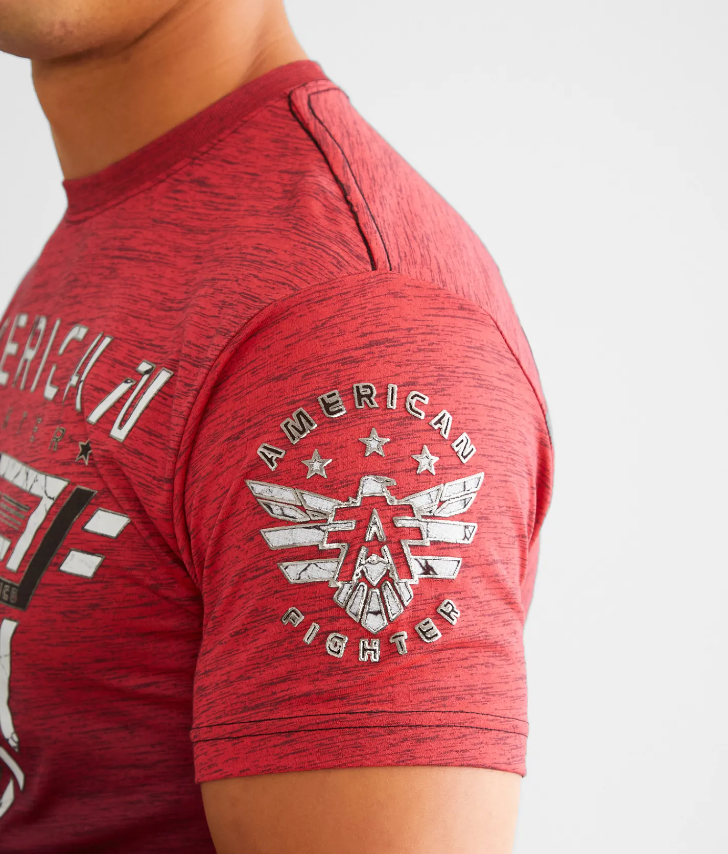 American Fighter Elmore T-Shirt Grenadine Warm Wine New