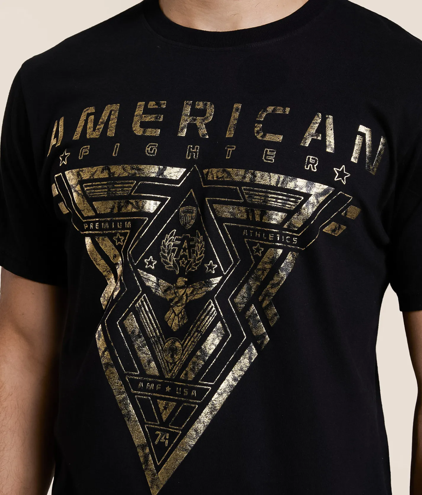 Tops|Graphic T-Shirts | American Fighter Elmore T-Shirt Black