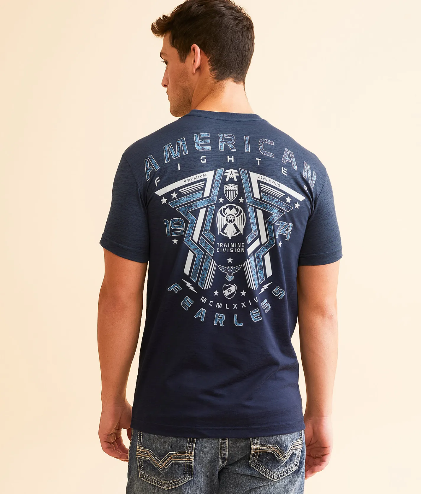 American Fighter Elmore T-Shirt Sailor Blue Best