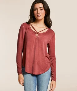 White Crow Eloise Sleek Top Rouge Sale