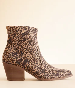 Shoes | Soda Elysees Cheetah Ankle Boot Brown
