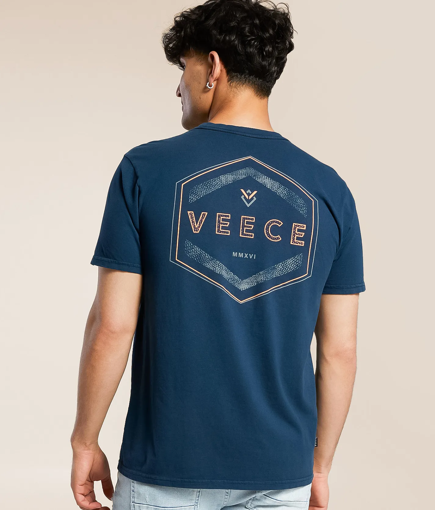 Tops|Graphic T-Shirts | Veece Embarked T-Shirt Navy