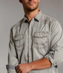 BKE Embroidered Athletic Shirt Brown Hot