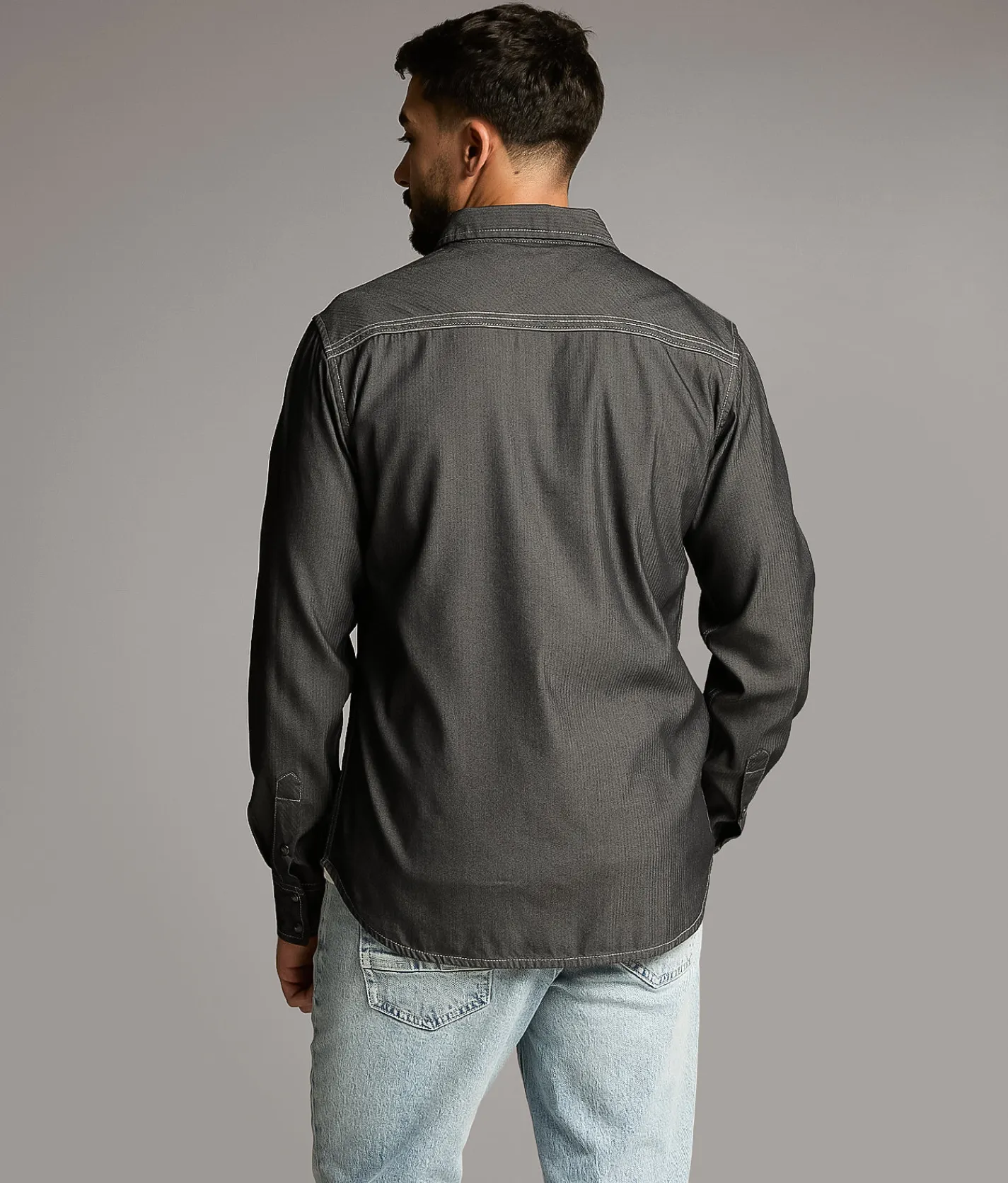 BKE Embroidered Athletic Stretch Shirt Black Outlet