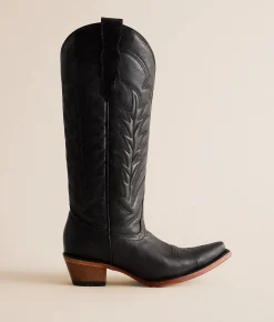 Shoes | Circle G by Corral Embroidered Leather Western Boot Black