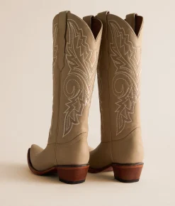 Shoes | Circle G by Corral Embroidered Leather Western Boot Bone