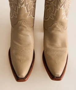 Shoes | Circle G by Corral Embroidered Leather Western Boot Bone