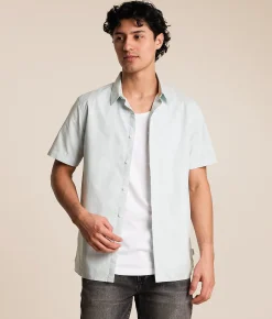 Nova Industries Embroidered Shirt Mint Blue Best