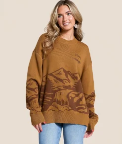 Wrangler® x Coors® Embroidered Sweater Dijon Best