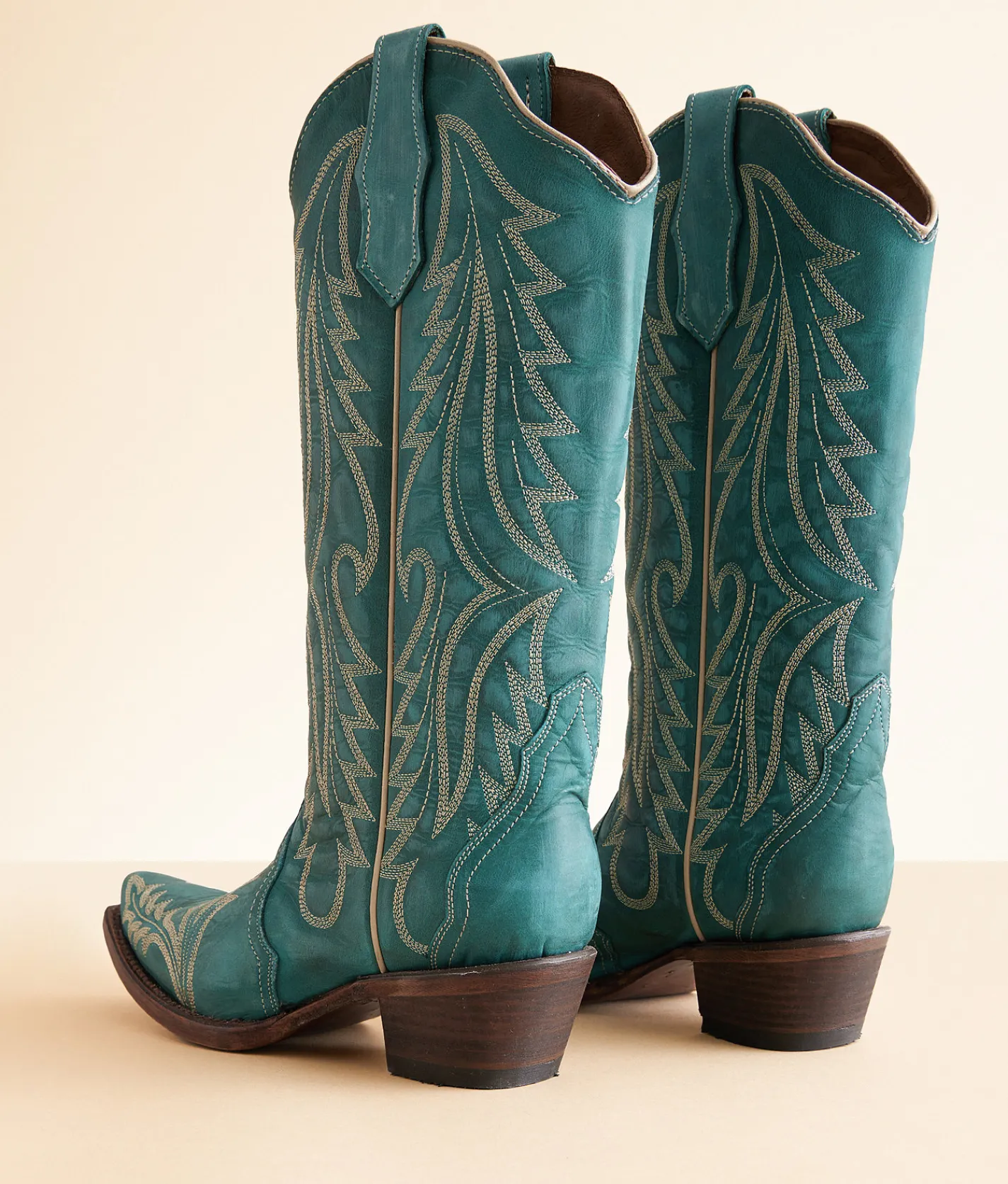 Shoes | Circle G by Corral Embroidered Western Leather Boot LD Turqoise