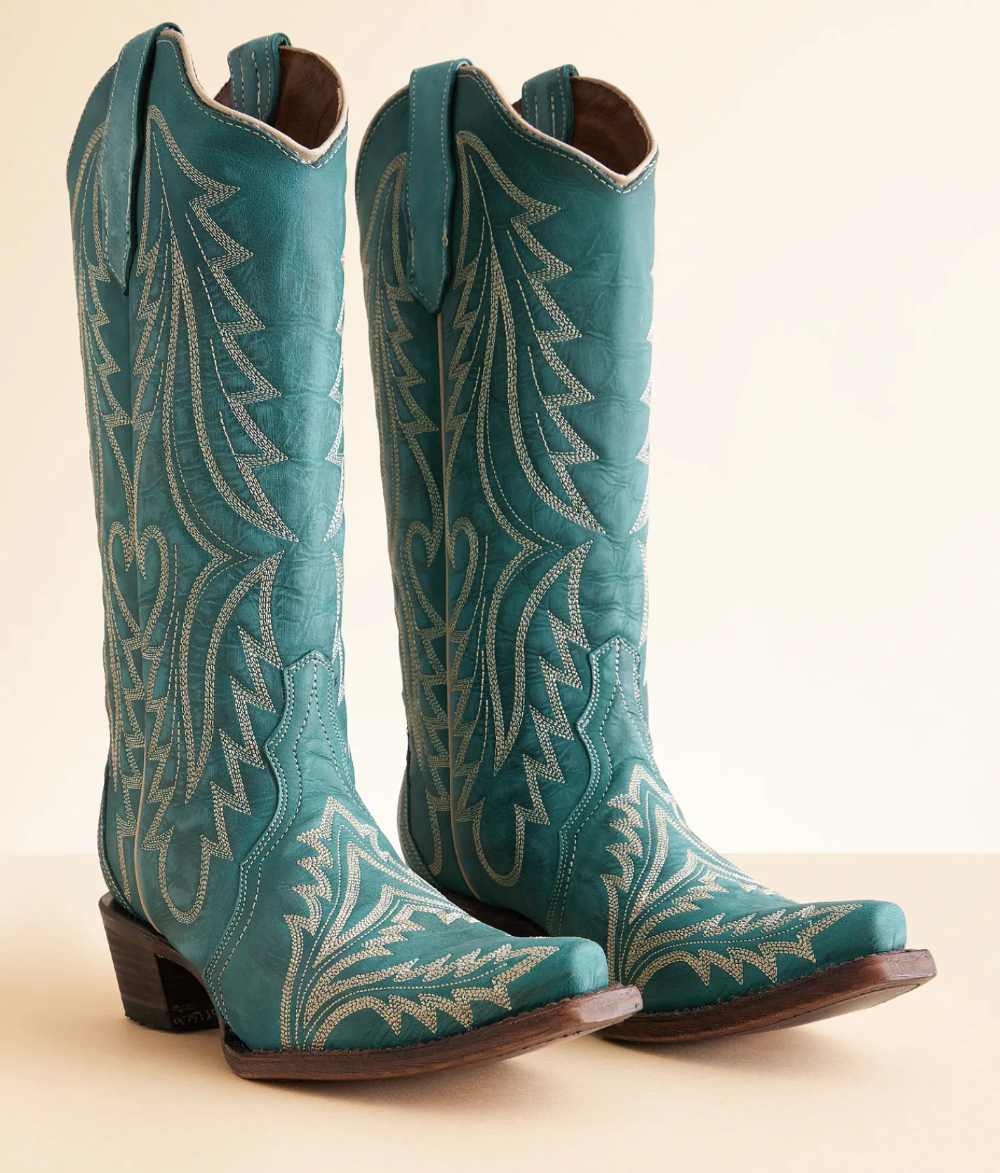 Shoes | Circle G by Corral Embroidered Western Leather Boot LD Turqoise