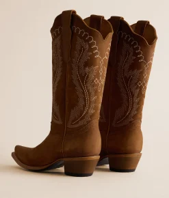 Circle G by Corral Embroidery Triad Leather Western Boot Bronze Best
