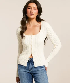 Z Supply Emelie Cardigan Sweater Sea Salt Best