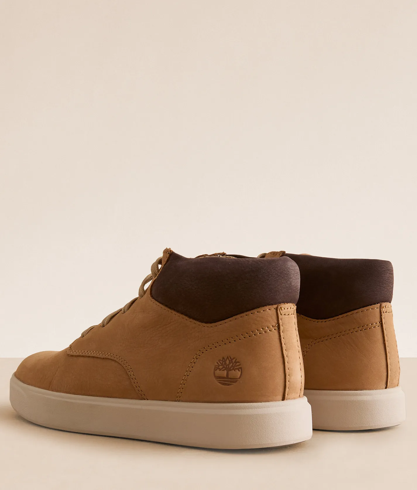 Timberland® Emerson Street Mid Leather Sneaker Medium Beige Nubuck Online