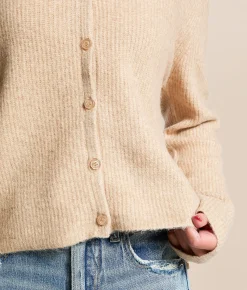 Z Supply Emile Cardigan Sweater Classic Heather Grey Hot