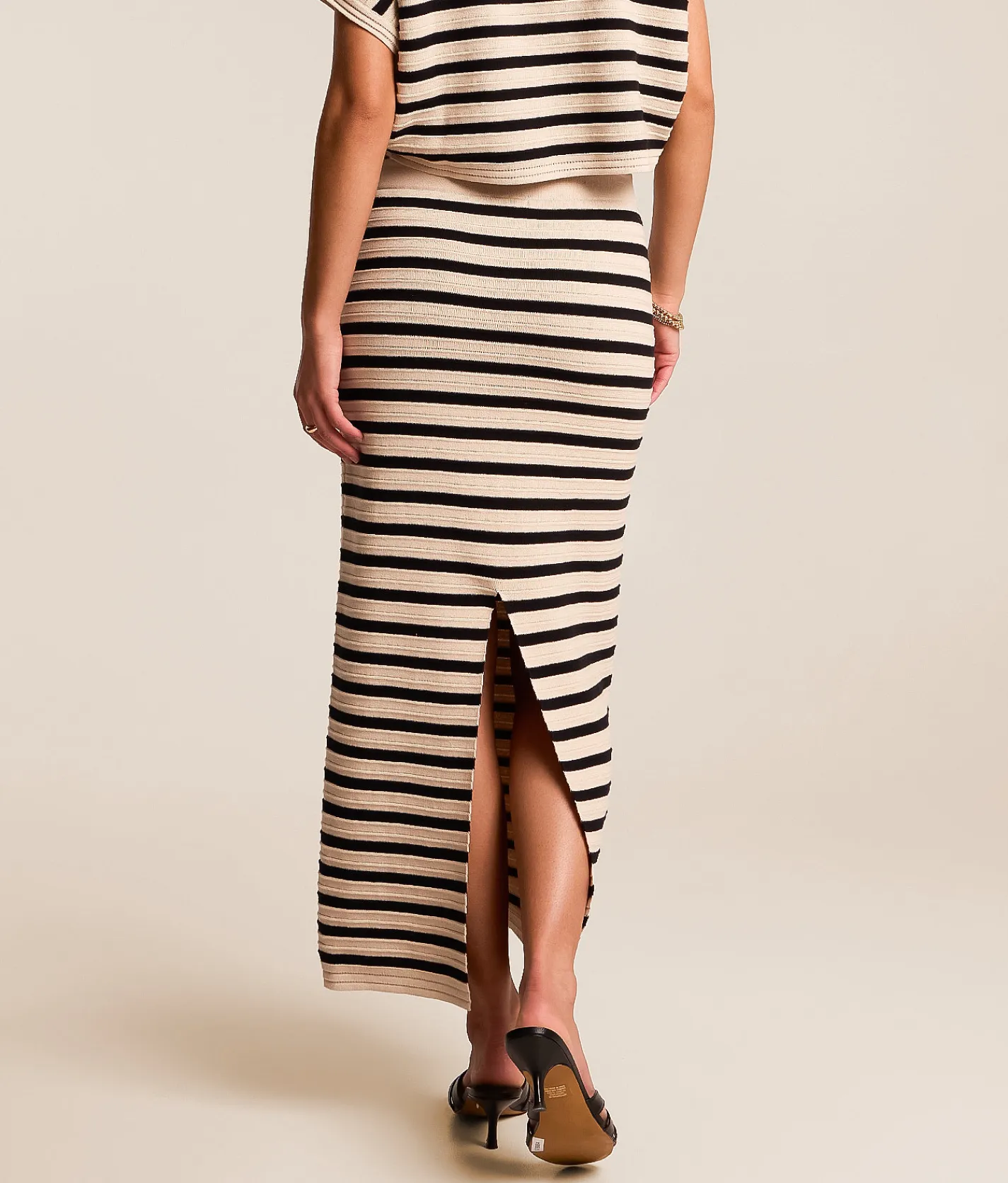 Bottoms | Z Supply Emori Striped Maxi Skirt Natural