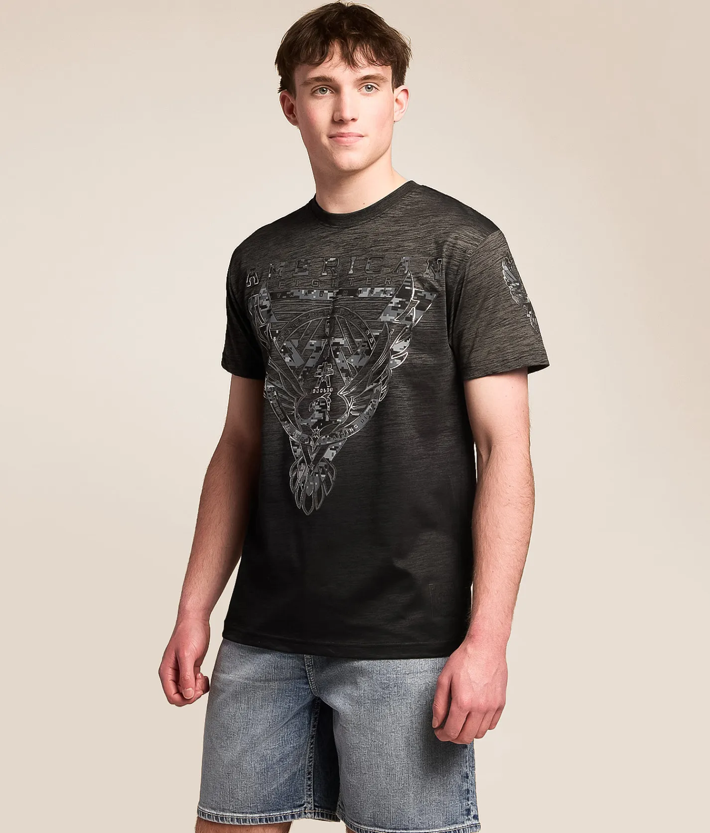 Tops|Graphic T-Shirts | American Fighter Enders T-Shirt Black Mass