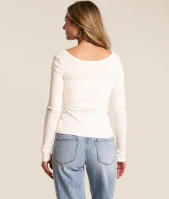 Tops | Free People End Game Pointelle Top Sugar Swizzle