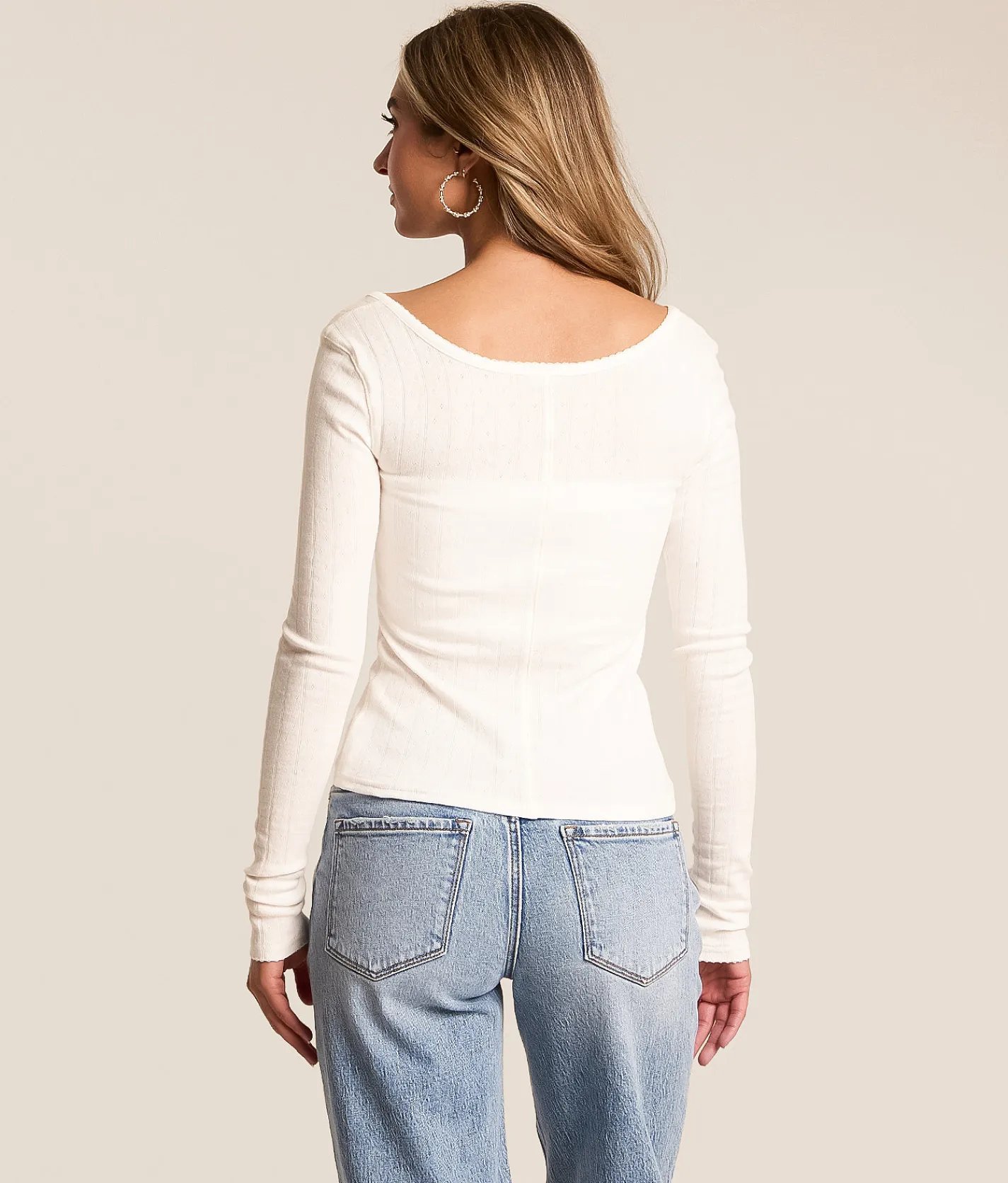 Tops | Free People End Game Pointelle Top Sugar Swizzle