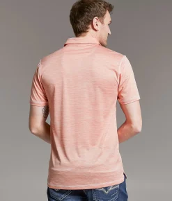 Tops | BKE Engles Performance Polo Fusion Coral