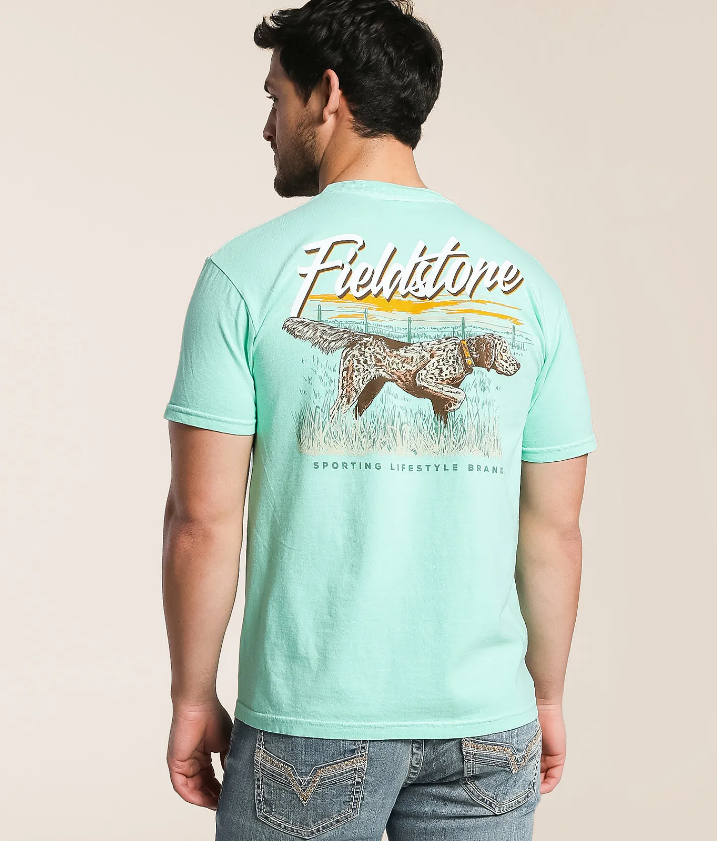 Graphic T-Shirts | Fieldstone English Setter T-Shirt Island Reef