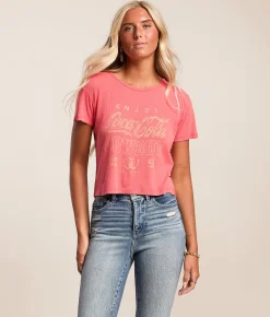 Tops | The Laundry Room Enjoy Coca-Cola Cowboy T-Shirt Red