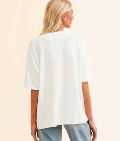 Tops | Billabong Enjoy The Journey Oversized T-Shirt Salt Crystal