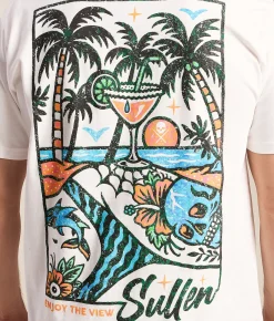 Sullen Enjoy The View T-Shirt Antique White Discount