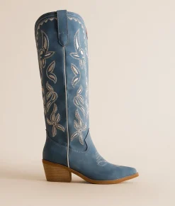 Mi.iM Enora Tall Western Boot Blue Discount