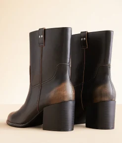 Oasis Society Equestrian Ankle Boot Brown Discount