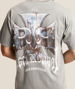 Rock Revival Eric T-Shirt Grey Discount