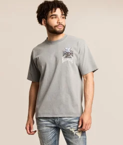 Rock Revival Eric T-Shirt Grey Discount