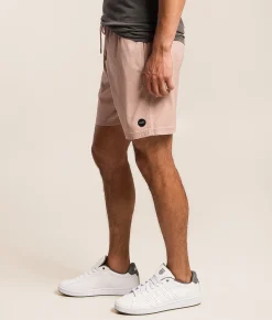 Bottoms|Shorts | RVCA Escape Stretch Short Pale Mauve