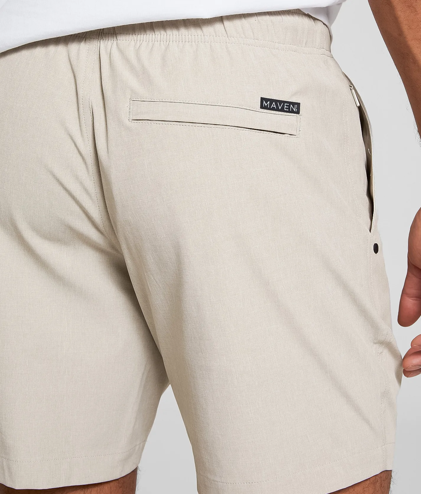 Bottoms | Maven Co-op Essential Bow Performance Stretch Short Khaki
