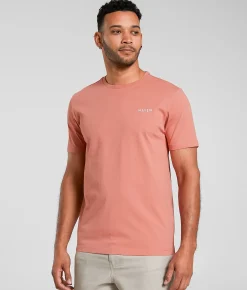 Tops|Activewear | Maven Co-op Essential Boxed In Performance T-Shirt Terra Cotta