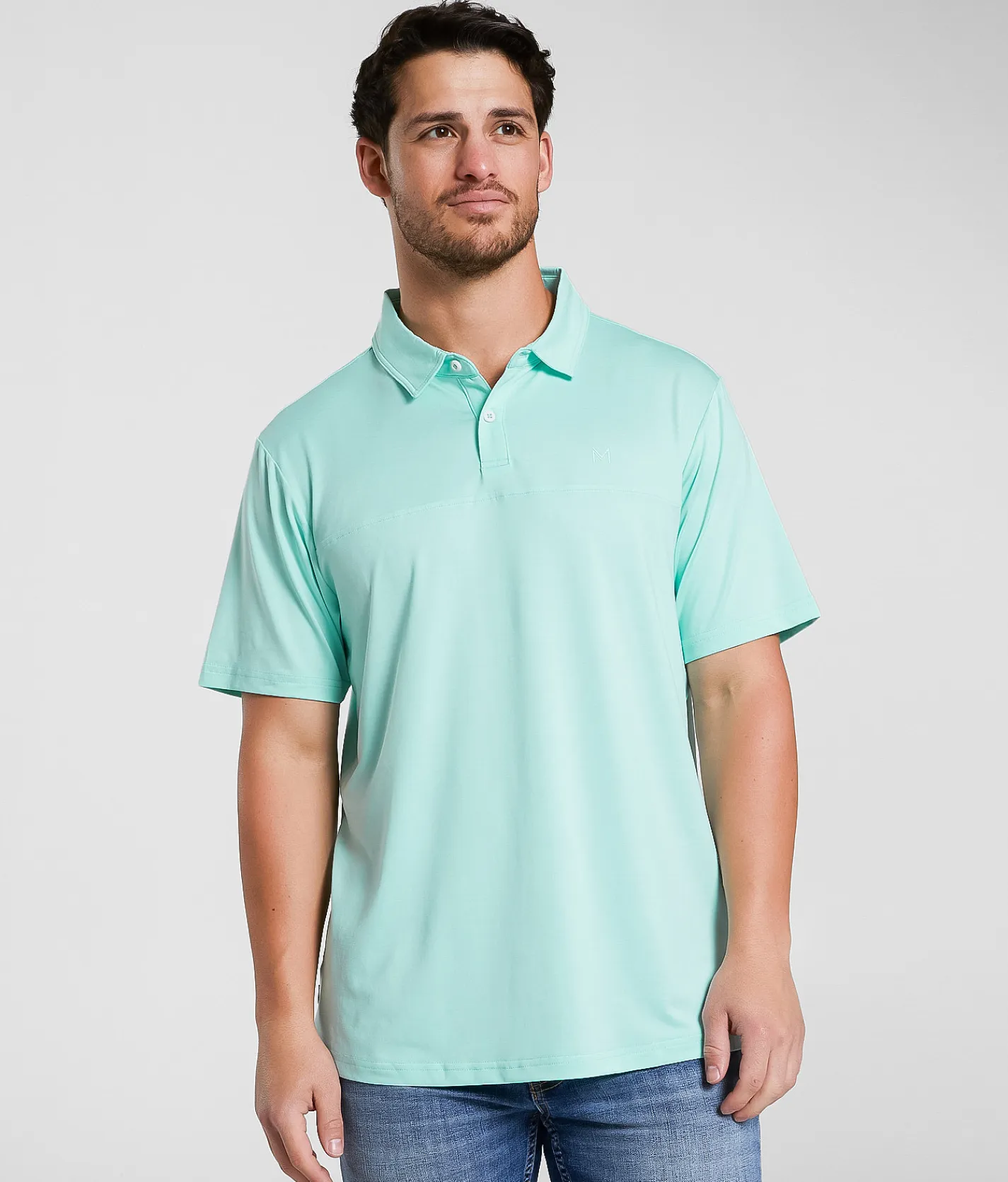 Tops | Maven Co-op Essential Course Performance Stretch Polo Mint